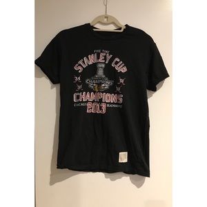 NWOT Blackhawks Stanley Cup Champions Retro Tee